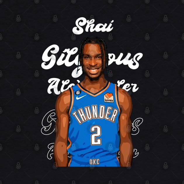 Shai Gilgeous Alexander by Playful Creatives